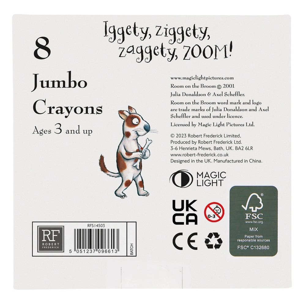 Room On The Broom - 8 colours