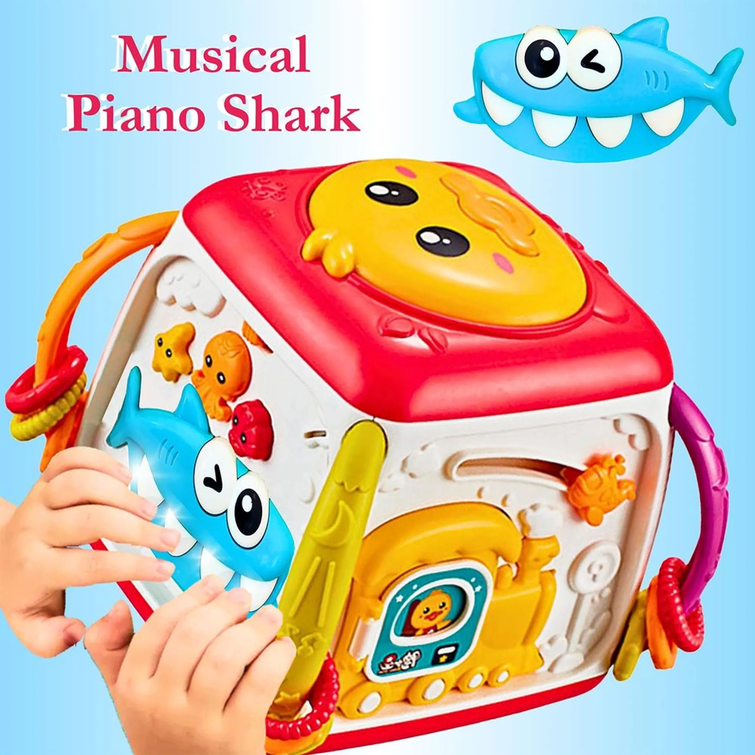 5-In-1 Musical Activity Cube - Suitable for 12 months and above