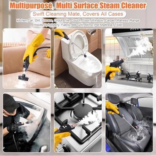 Handheld Steam Cleaner - 2500W 42oz 15-in-1