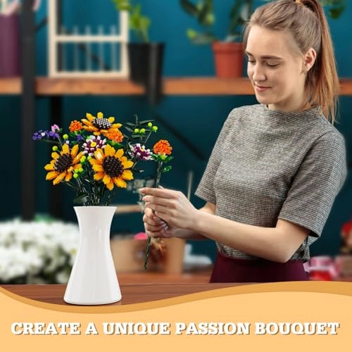 Sunflowers Bouquet Building Set (F-C10259)