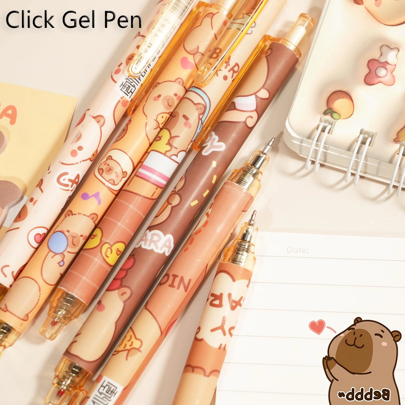 Cute Erasable Pen - 12-Pack 0.5mm