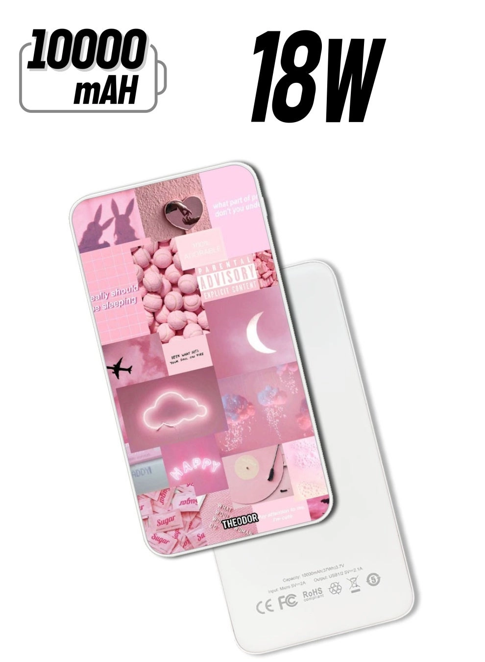 Theodor PPBA496 - 10000 Watt-hour 18W