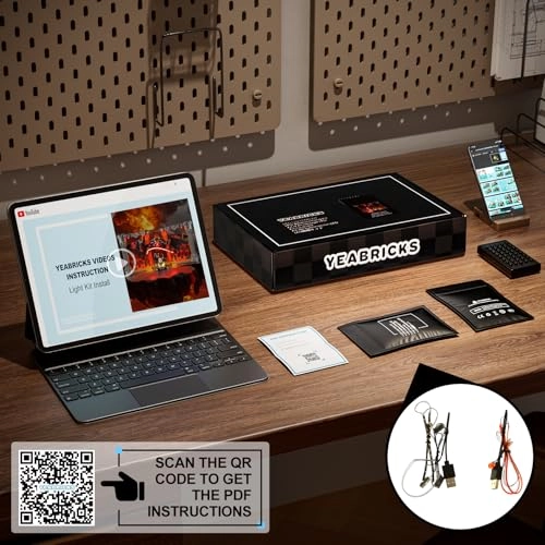 LED Light for LEGO 10367 Icons The Lord of the Rings: Balrog Bookend Building Blocks Model