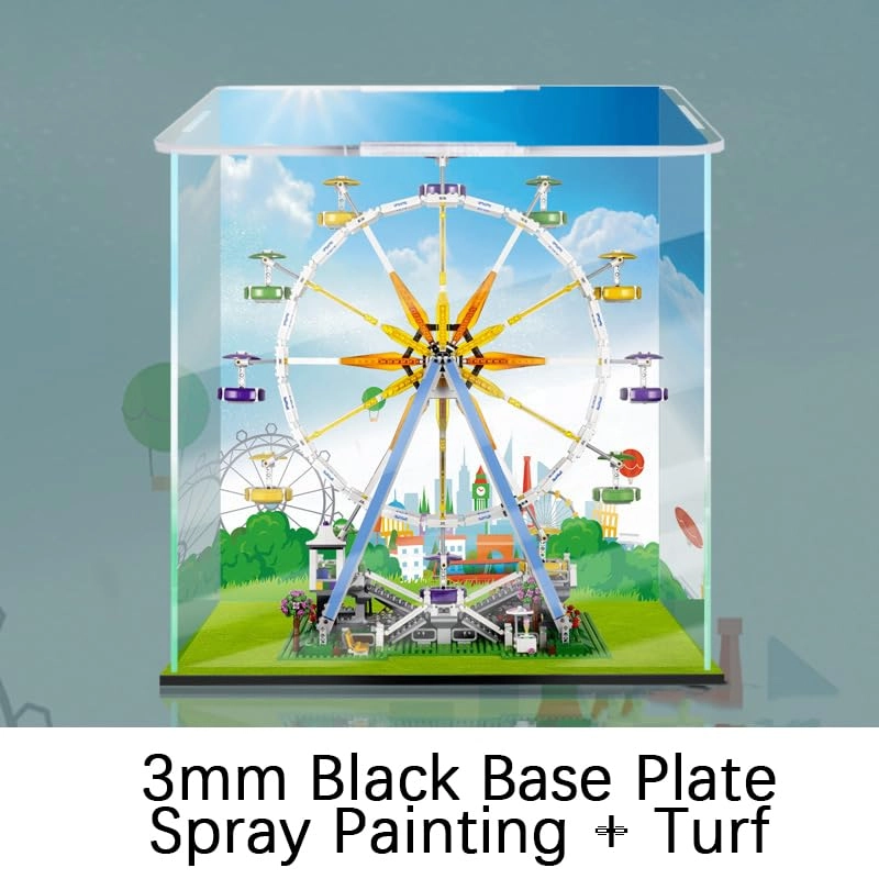 Acrylic Display Case for Lego 10247 - 63x58x41cm Transparent Dustproof