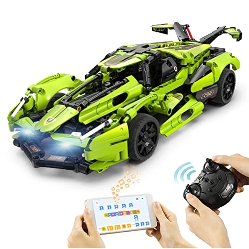 WISEPLAY Model Cars - 432-piece Remote Control STEM Kit