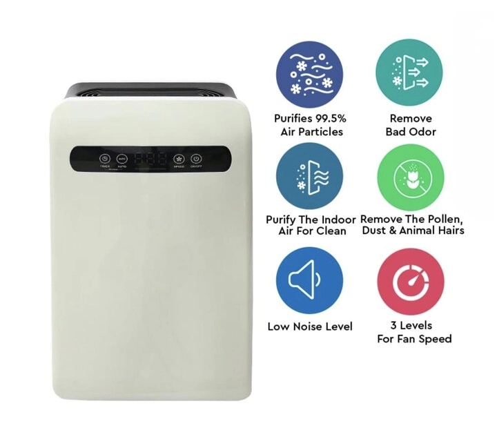 Air Purifier - 48m2 HEPA 3-Stage
