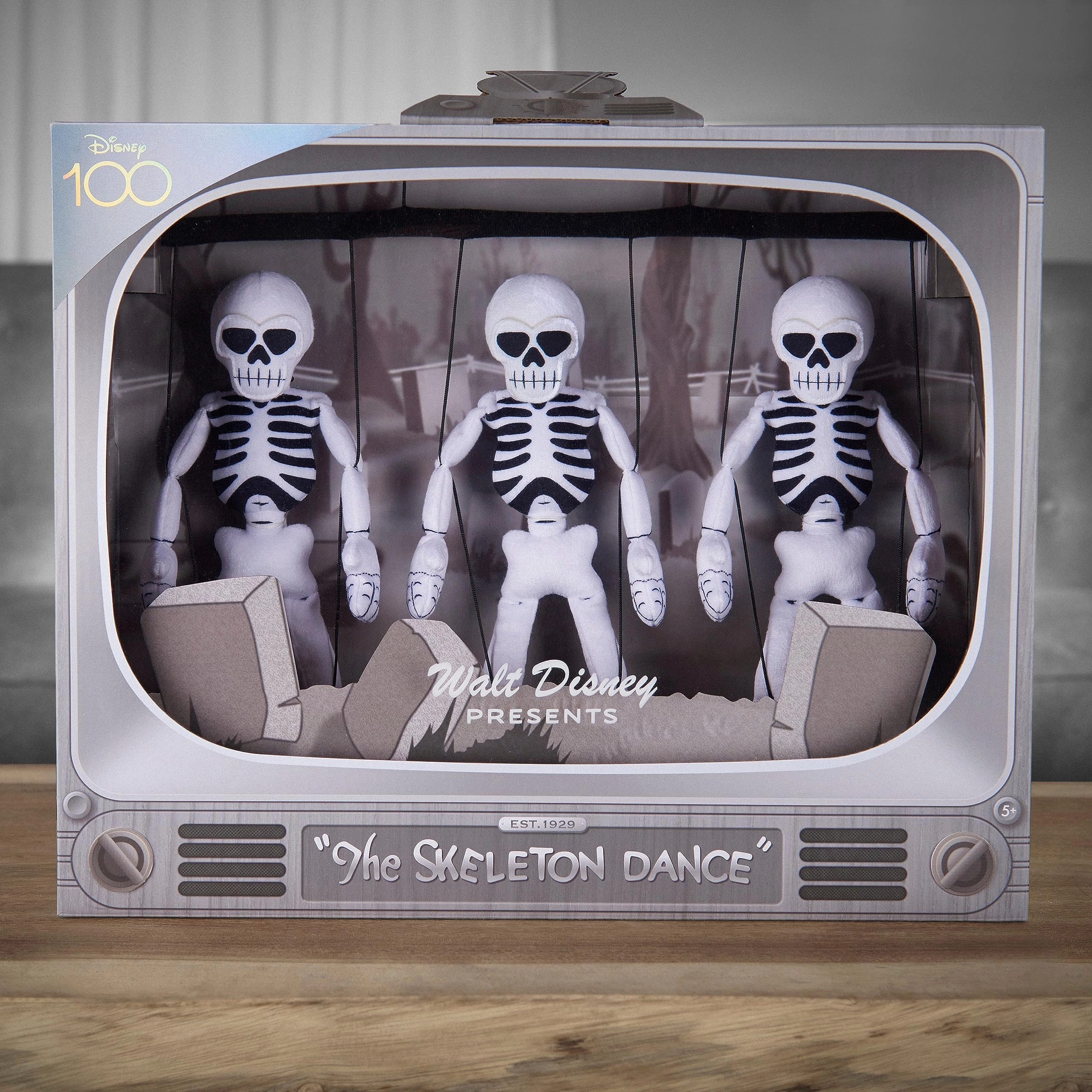 Just Play Silly Symphonies Skeleton Dance - Mechanized Display Box 3 Plush Figures 13-inch