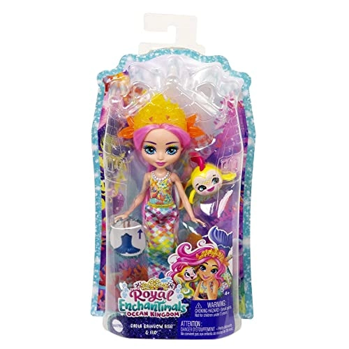 Radia Rainbow-Fish Doll - 15.2 cm with Flo