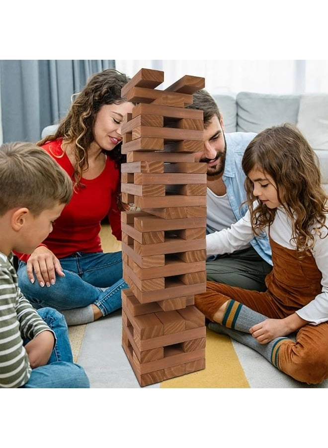 Tumble Tower - 54 Piece Giant Wooden Block Stacking Game