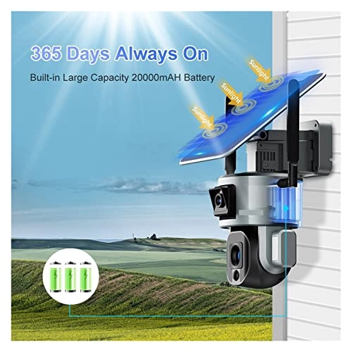 Outdoor Solar Security Camera 4K