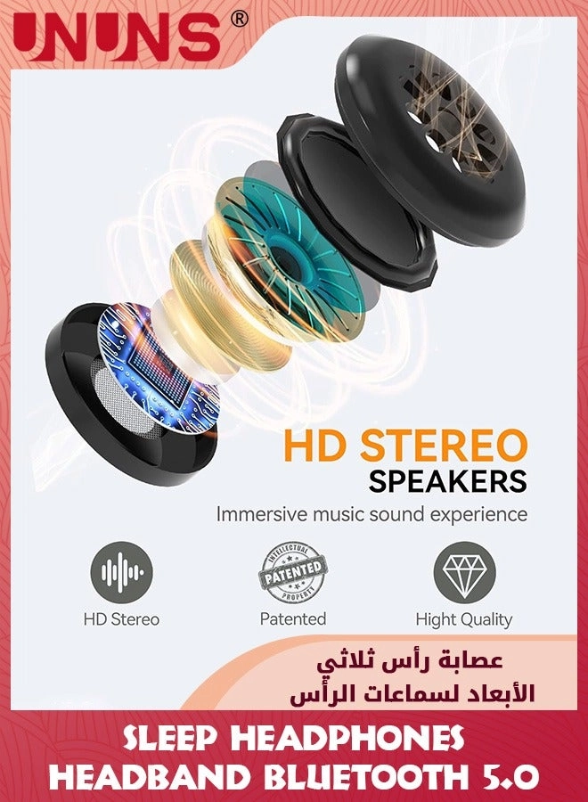 Sleep Headphones - Bluetooth 5.2 Sports Headband Pack Of 2