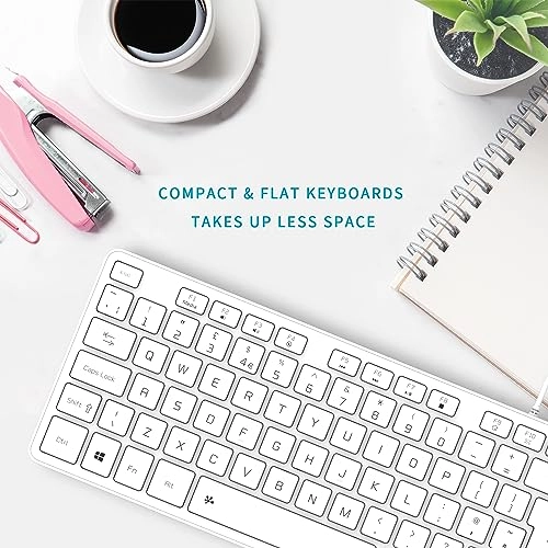 Slim USB Wired Keyboard - UK Wired