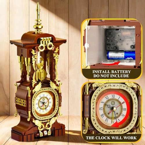 Retro Clock Building Set (T2149)