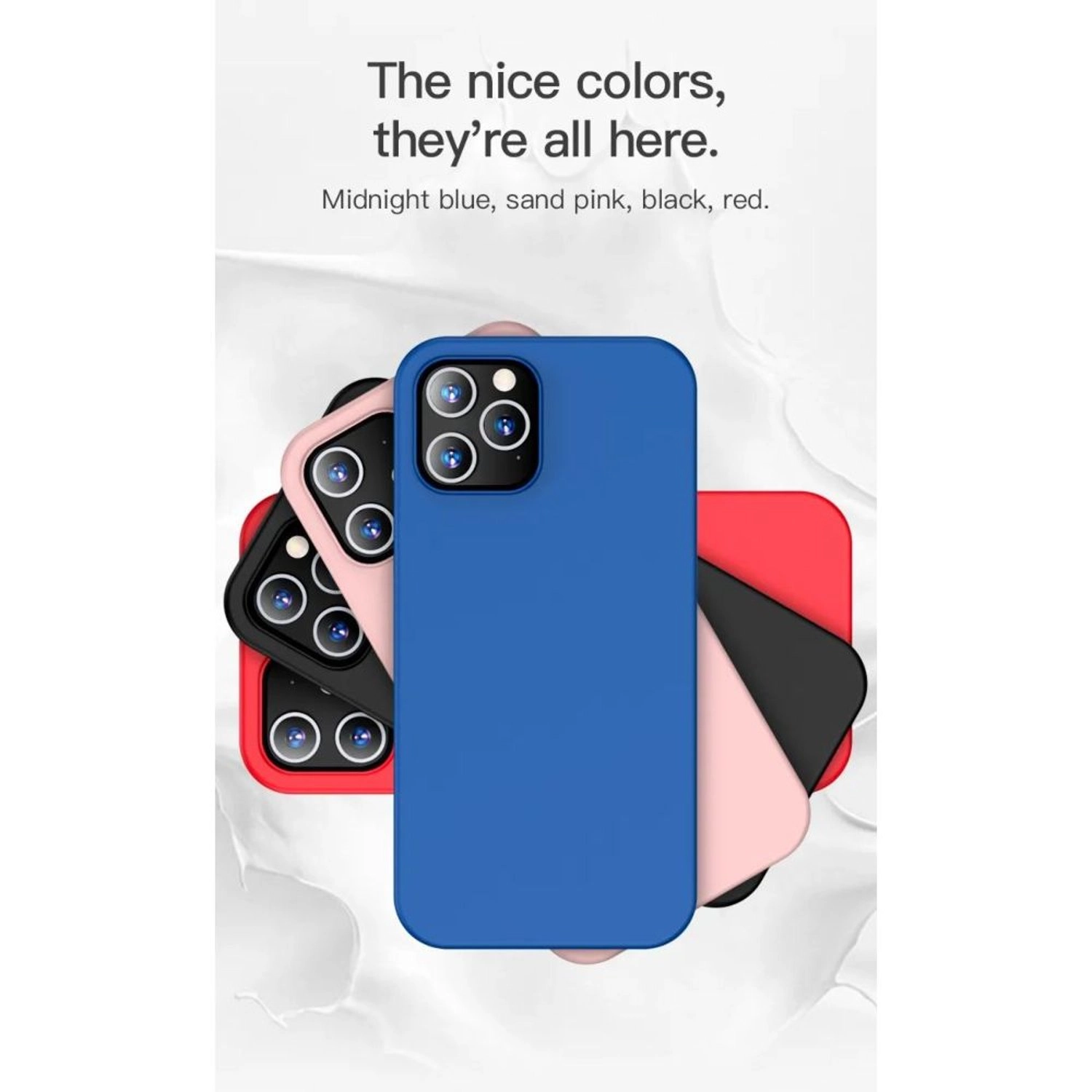 Back Case - Rubber, Silicone for Apple iPhone 12