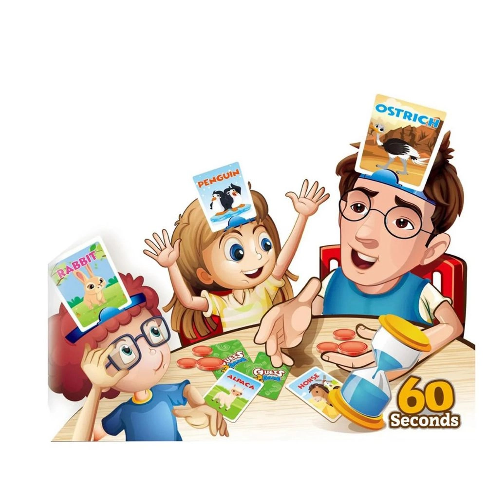 Animal Guess Card Game - 4 years & above