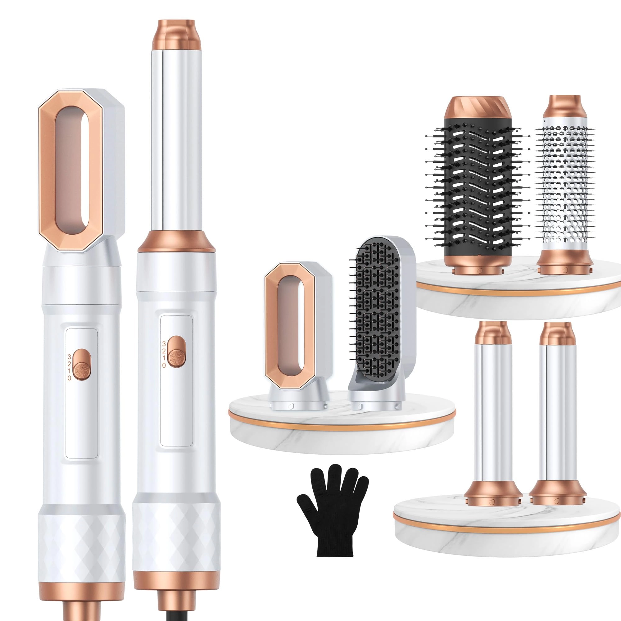 Atopskins Air Styler - 6 in 1 Negative Ionic 3 Heat Settings