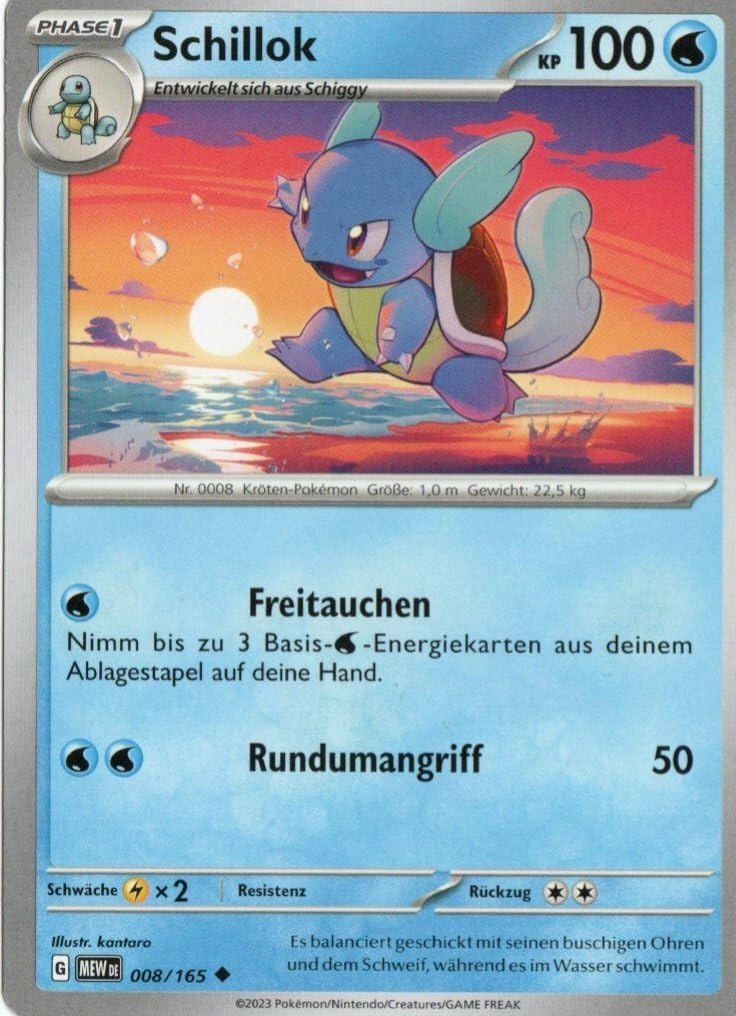 MZTCG (Near Mint) Schillok MEW 008-151 - German