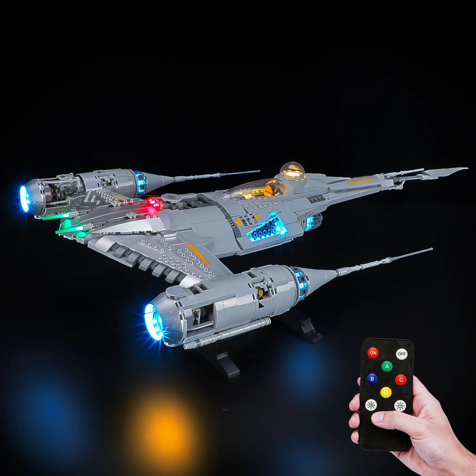 BRIKSMAX LED Lighting for N-1 Starfighter - Mandalorian Star Wars