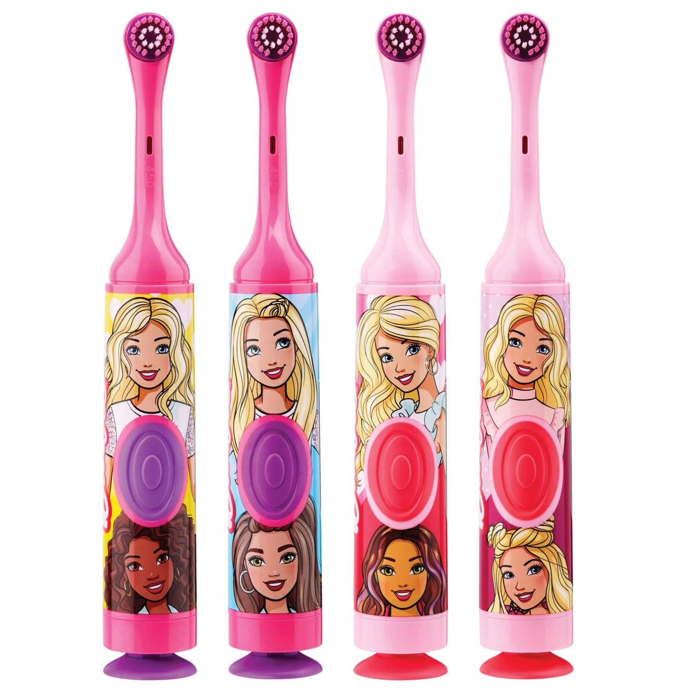Battery Power Electric Toothbrush - Suction Cup Base 1Ct(4Pk)