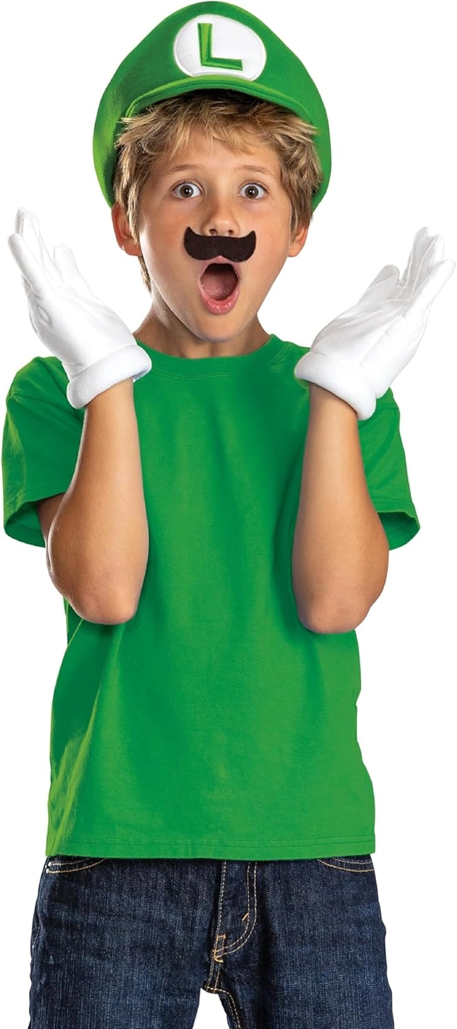 Disguise Luigi Elevated Child Accessory Kit