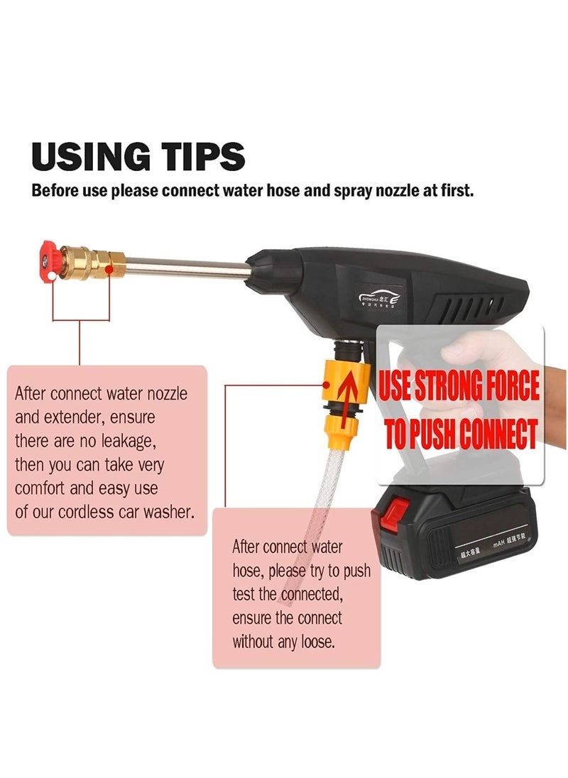 Cordless Portable Washer - 48V 200W 30Bar