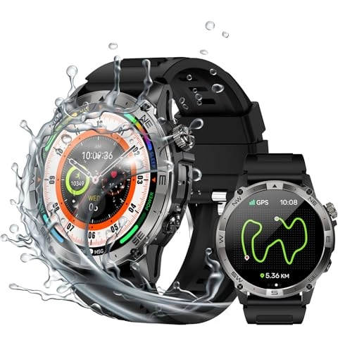 Amoled Military Smart Watch GPS