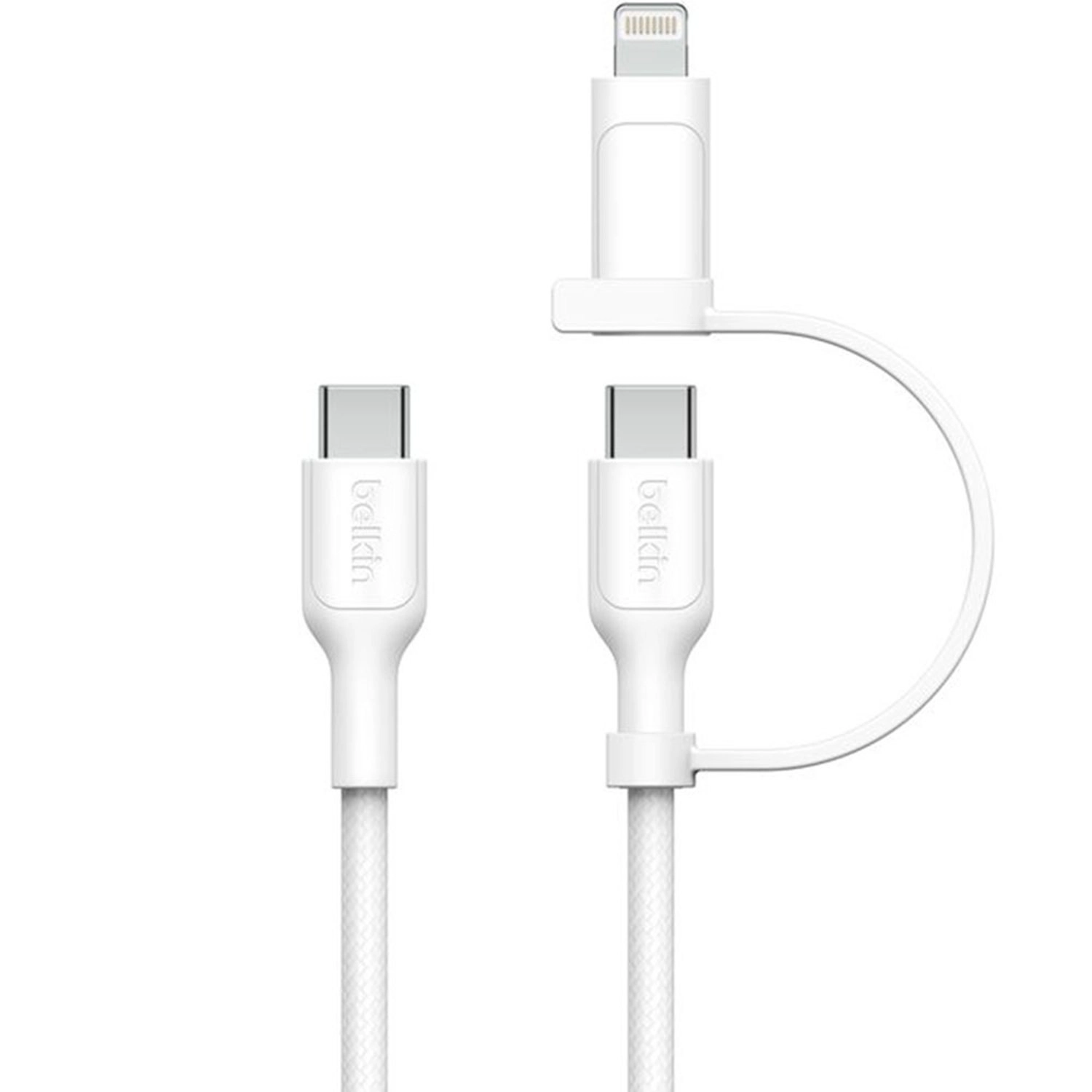 BoostCharge 2-in-1 Cable USB-C to USB-C/Lightning 1.5m