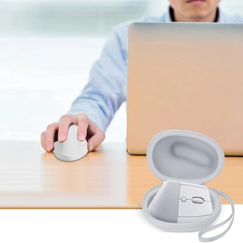 Case for Logitech Lift Vertical Ergonomic Mouse - Grey Hard Shell