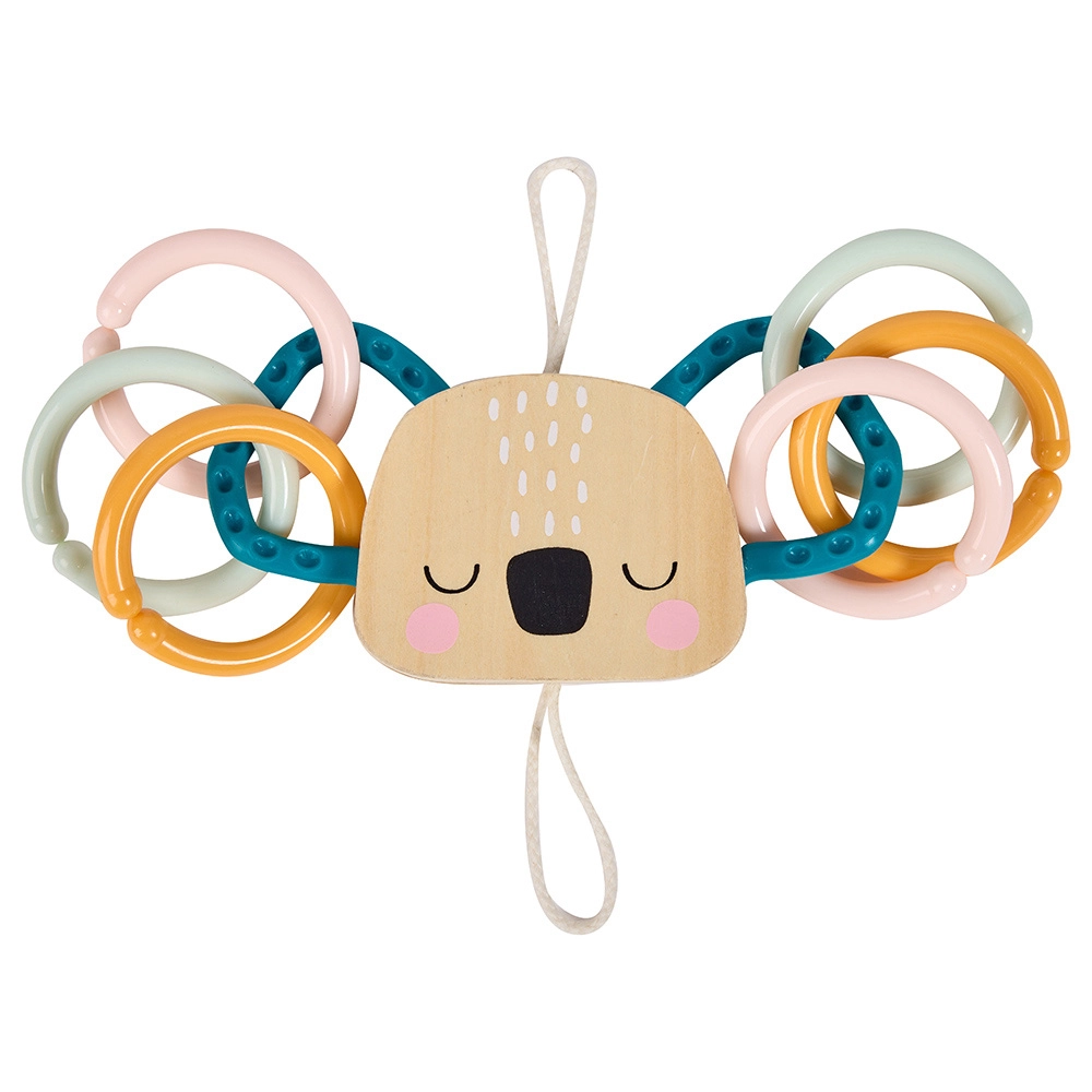 Cucu Teether Koala - Wood, silicone and plastic.