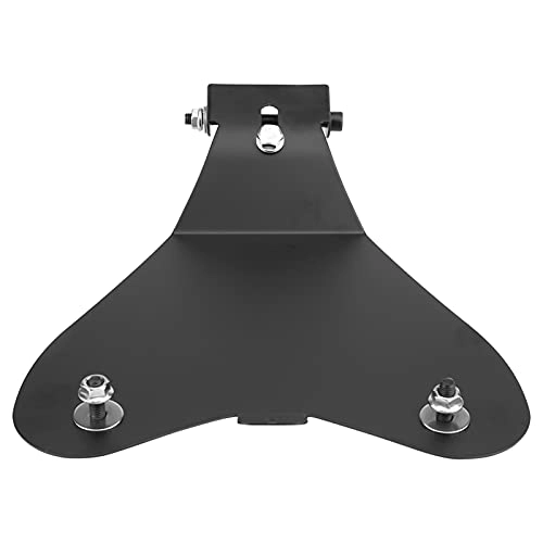 Solo Seat Base Plate Bracket - Steel Pre-drilled Holes Traditional Length