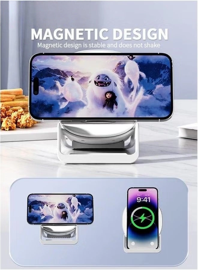 Bluetooth Speaker - 4-in-1 RGB Wireless Charger