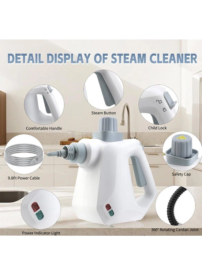 Portable Professional Steam High Pressure Cleaner - Handheld 247cm power cord