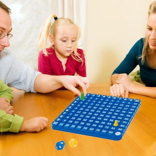 Math Multiplication Board Game - 3+