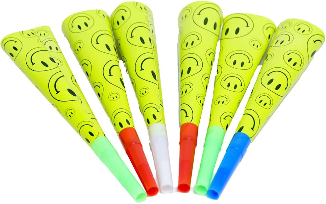 AL ARQAM LLC Happy Birthday Party Horn Blowers - 6 Pices Pack Birthday