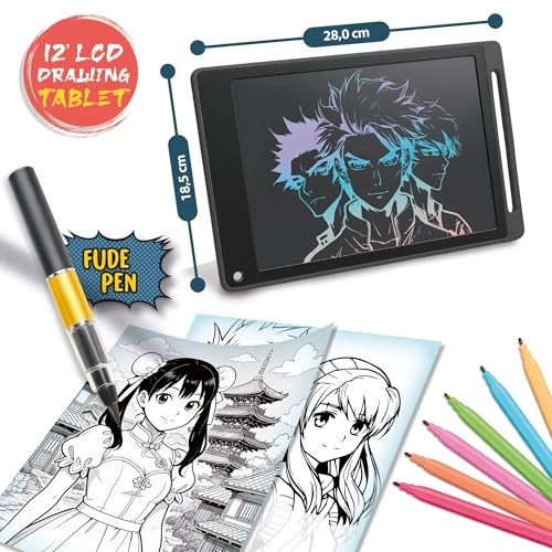 Kids Art Manga Academy - 12 inch LCD Fude pen