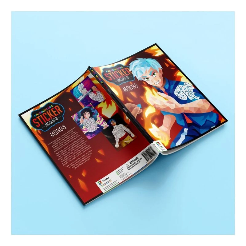 Kaleidoscope Sticker Mosaics Manga - 16 pieces
