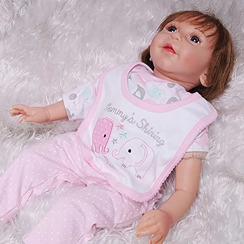 Reborn Baby Doll - 22 Inch Silicone Baby Girl Ages 3+