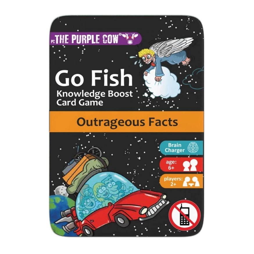 The Purple Cow Go Fish: Outragous Facts - Card Game