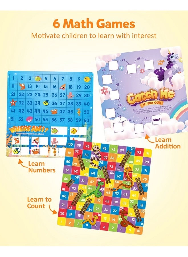 Wooden Math Hundred Board - 3 4 5 Year Old