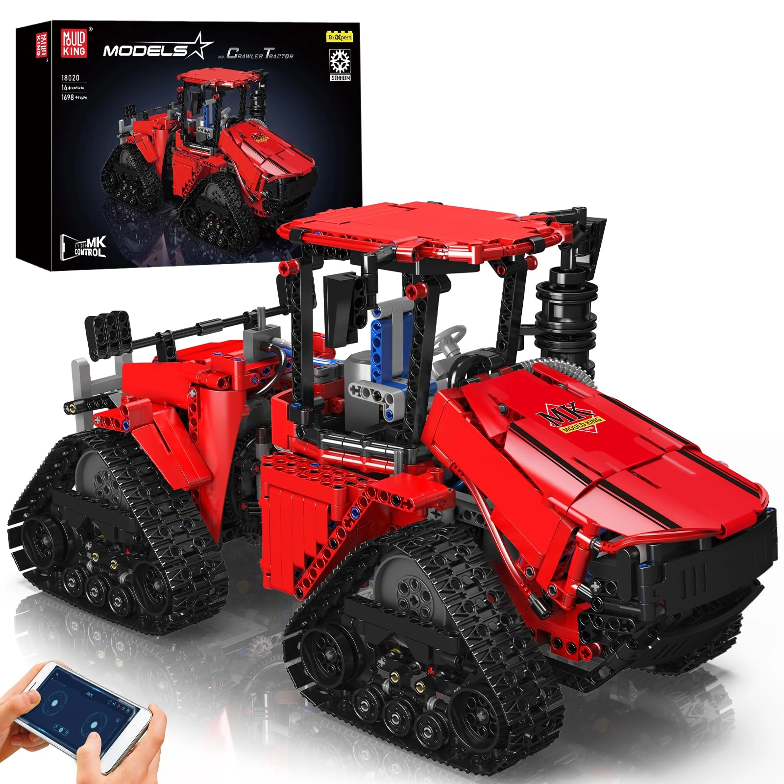 mould king 18020 Technic Tractor - 1698 pcs for ages 14+