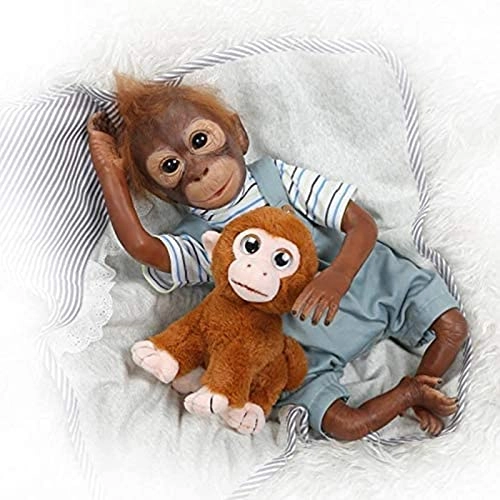 Reborn Monkey Doll - 22 Inches 55 cm Silicone Ages 3+