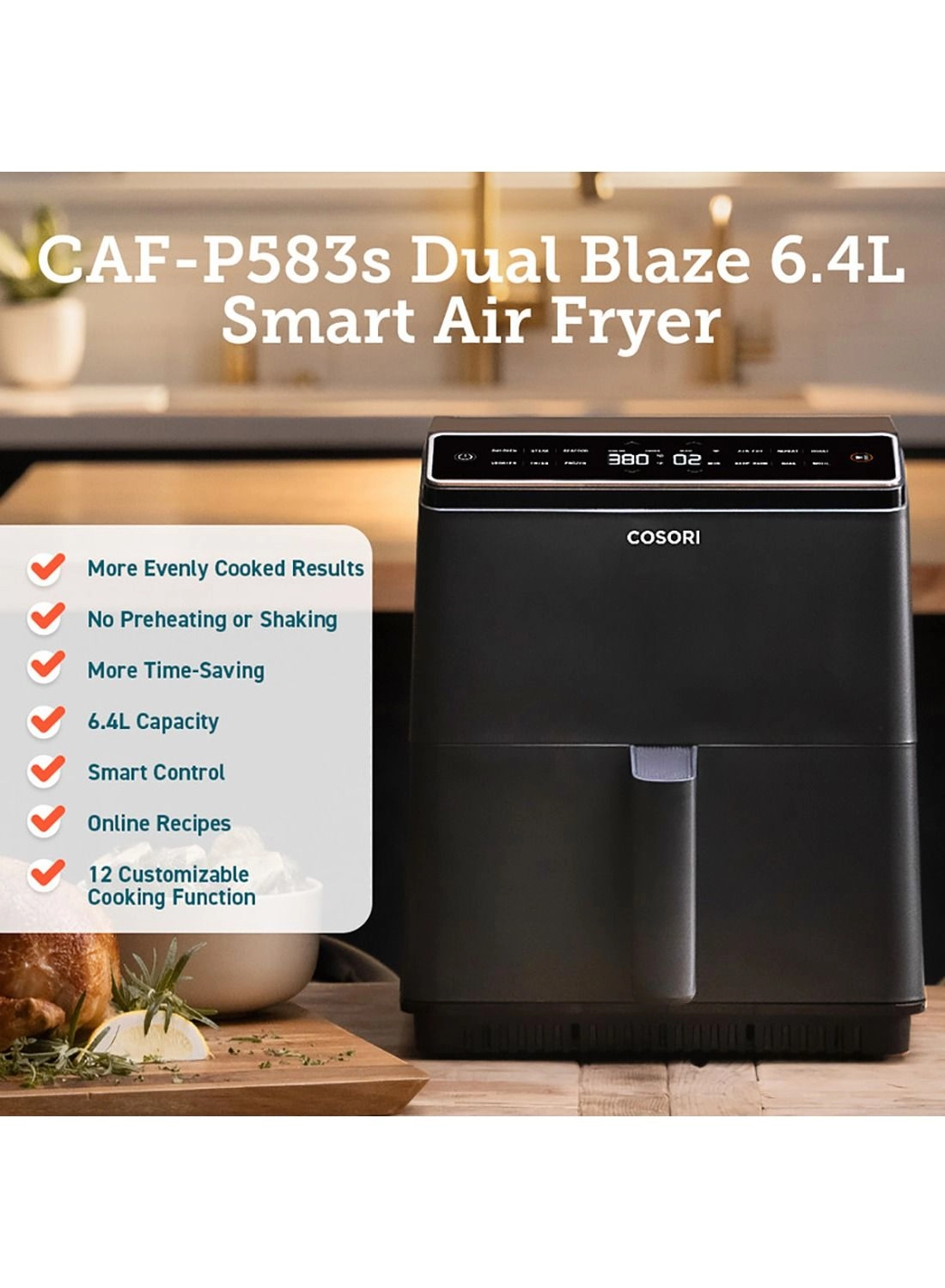 Smart Air Fryer CAF-P583S-KUK