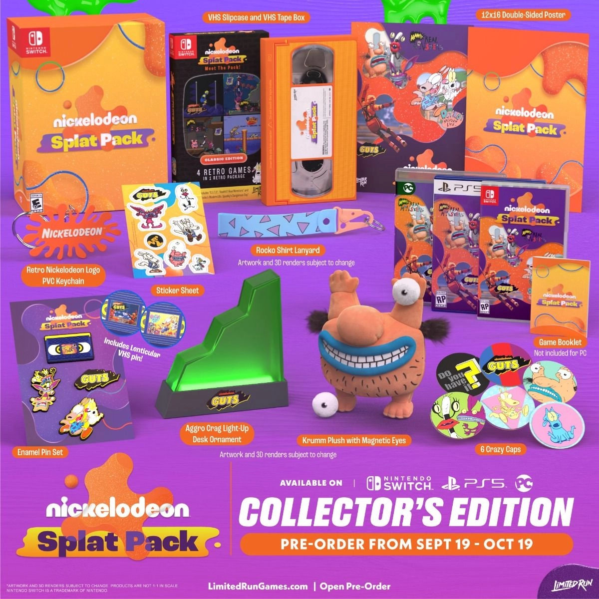 Nickelodeon Splat Pack - Collector's Edition Switch