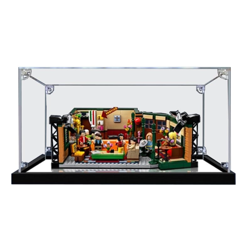 HCAEIOFJ Display Case (21319) - Clear Acrylic Mirror Bottom