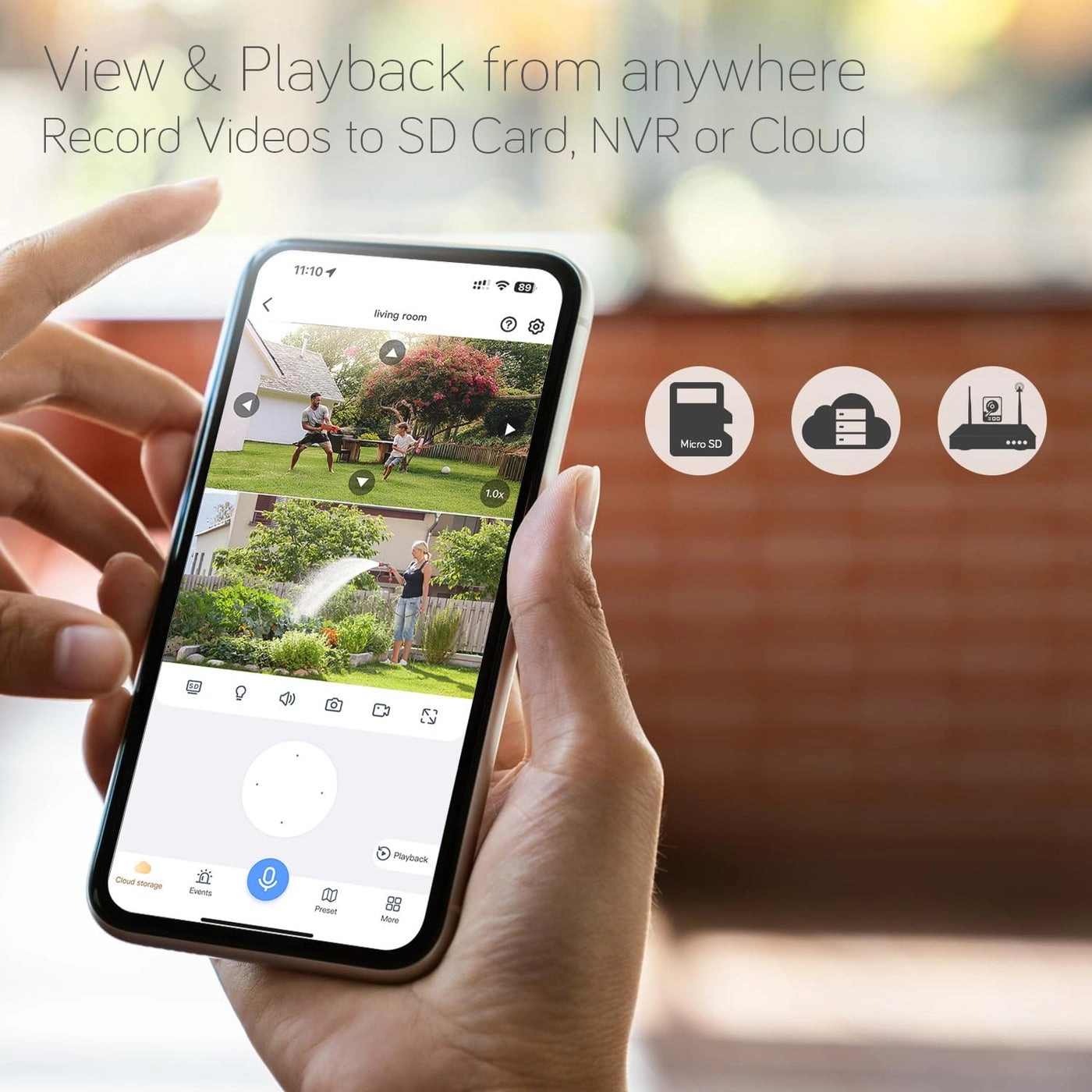 Dual-Lens Security Camera 4MP QHD