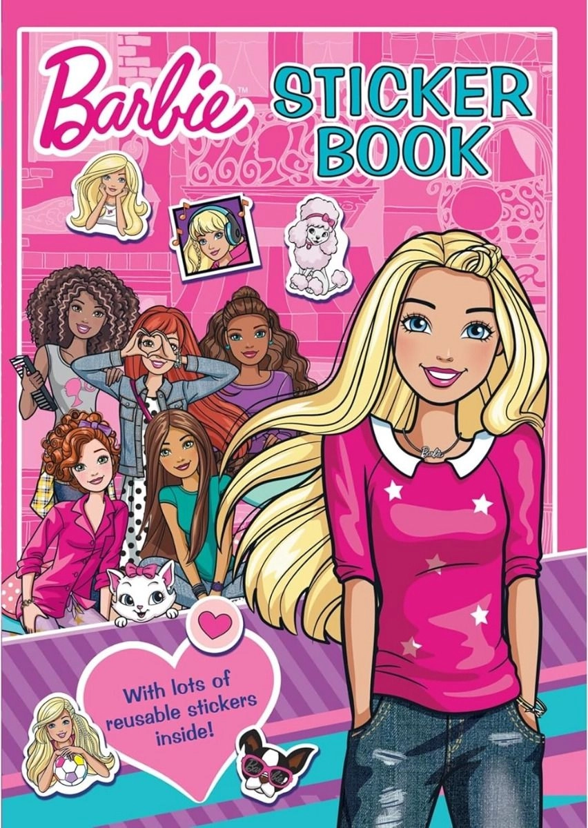 Barbie Sticker Book Reusable