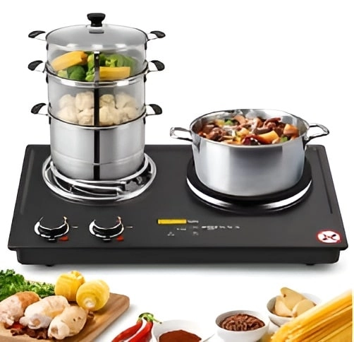 Gulf Store Double Electric Hot Plate Cooktop 693046741237 Electric hob