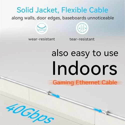 Cat 8 Ethernet Cable - 50ft