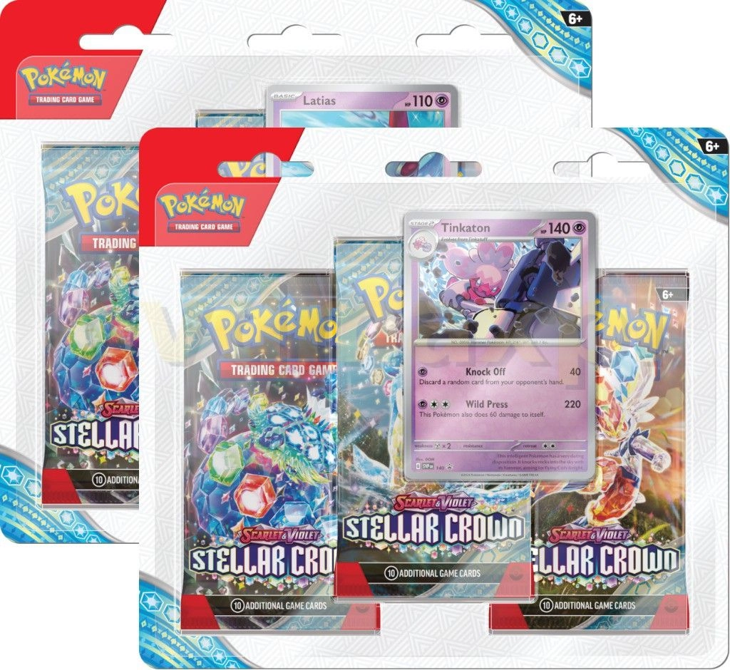Pokémon Scarlet and Violet Stellar Crown - 3pcs