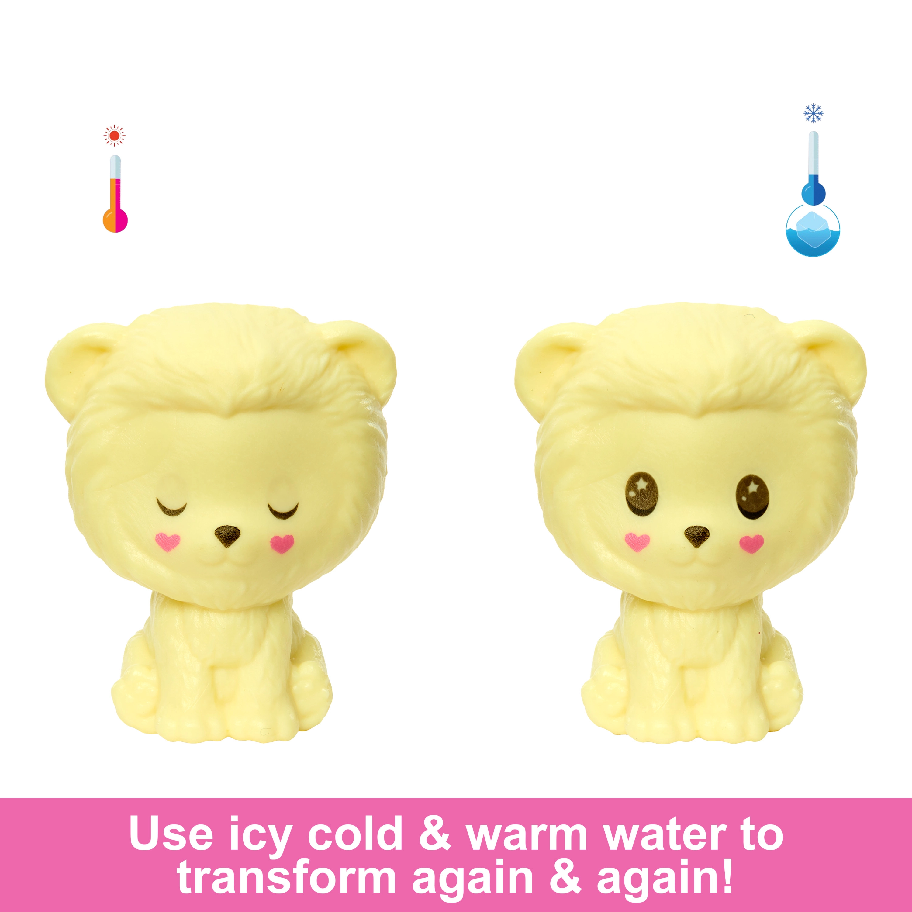 Good Vibes Bear Barbie Fashion Doll - Cutie Reveal Care Bears Series 2 10 Surprises Ages 3+